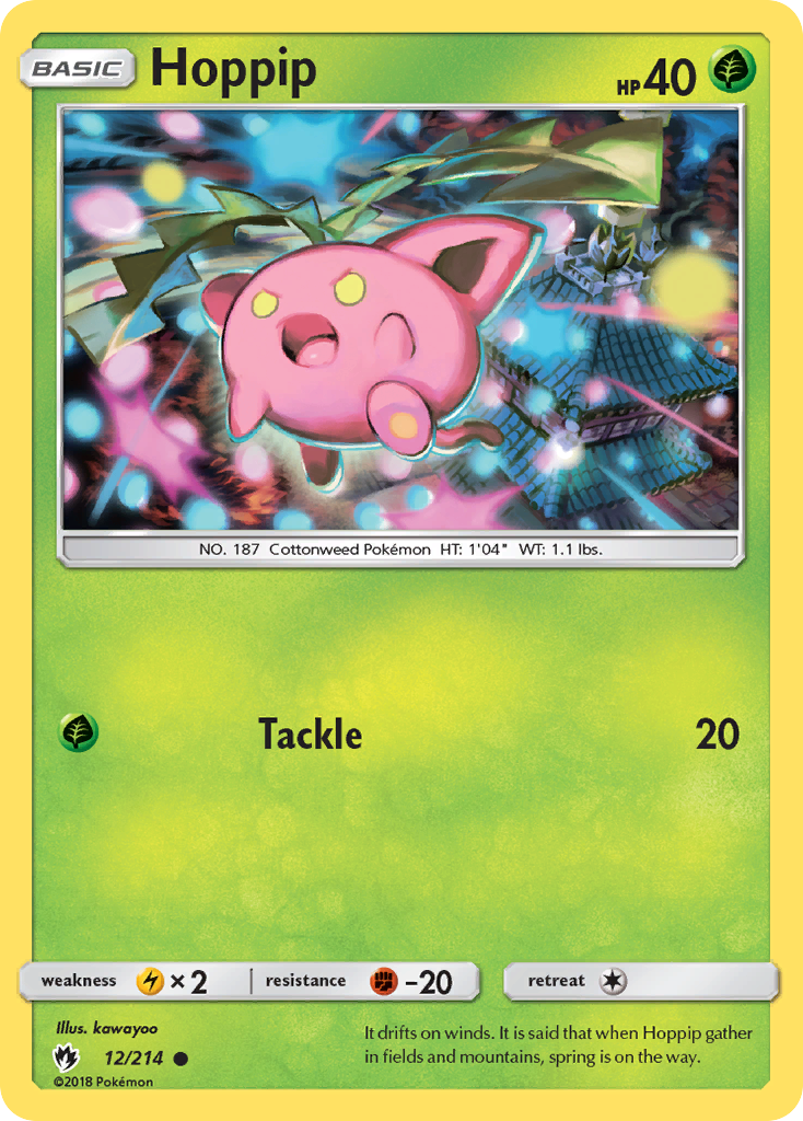 Hoppip (12/214) [Sun & Moon: Lost Thunder] | Good Games North