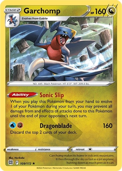 Garchomp (109/172) [Sword & Shield: Brilliant Stars] | Good Games North