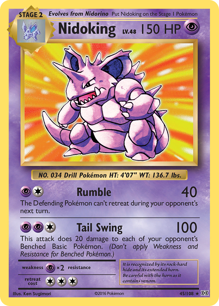 Nidoking (45/108) [XY: Evolutions] | Good Games North