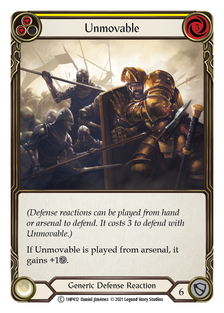 Unmovable (Yellow) [1HP412] | Good Games North
