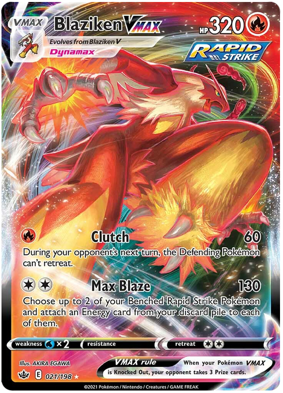 Blaziken VMAX (021/198) [Sword & Shield: Chilling Reign] | Good Games North