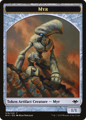 Myr // Thopter Double-Sided Token [Phyrexia: All Will Be One Commander Tokens] | Good Games North