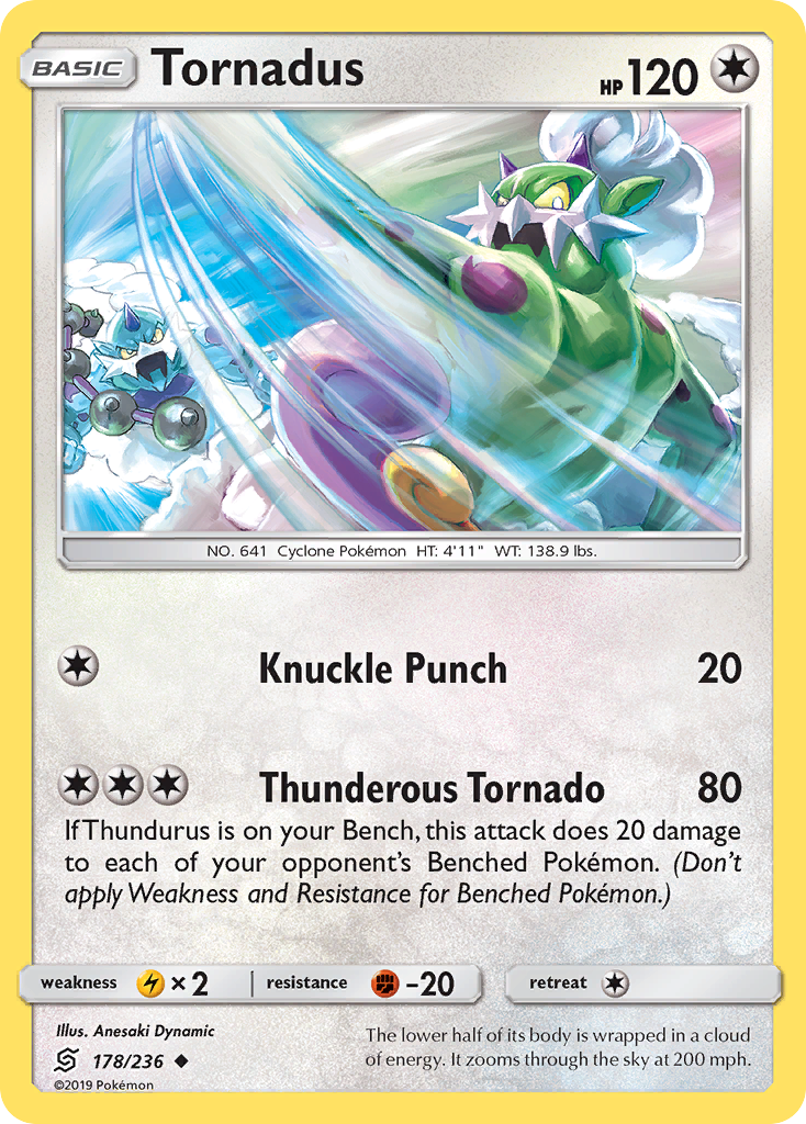 Tornadus (178/236) [Sun & Moon: Unified Minds] | Good Games North