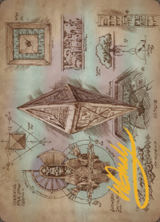 Keening Stone Art Card (Gold-Stamped Signature) [The Brothers' War Art Series] | Good Games North