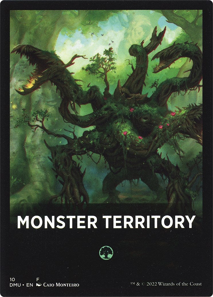 Monster Territory Theme Card [Dominaria United Tokens] | Good Games North