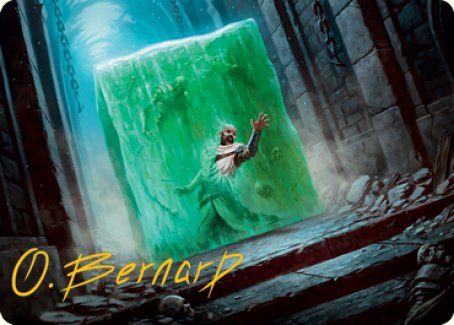 Gelatinous Cube Art Card (Gold-Stamped Signature) [Dungeons & Dragons: Adventures in the Forgotten Realms Art Series] | Good Games North