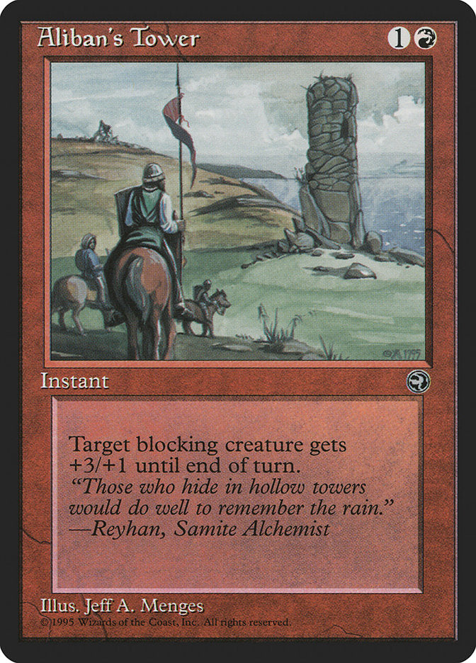 Aliban's Tower (Reyhan Flavor Text) [Homelands] | Good Games North