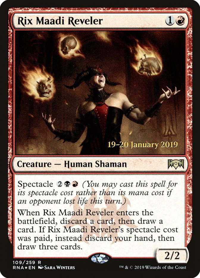 Rix Maadi Reveler [Ravnica Allegiance Prerelease Promos] | Good Games North