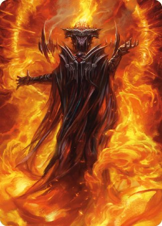 Sauron, the Dark Lord Art Card [The Lord of the Rings: Tales of Middle-earth Art Series] | Good Games North