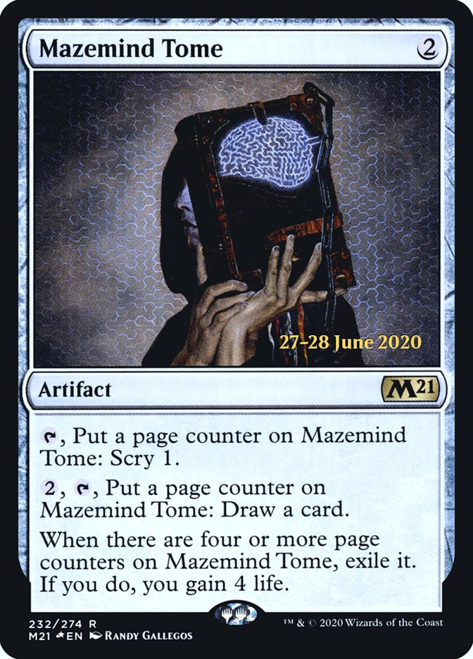 Mazemind Tome  [Core Set 2021 Prerelease Promos] | Good Games North