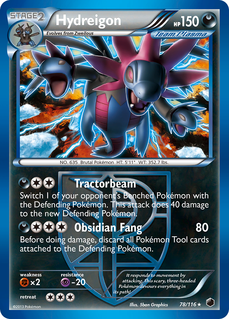 Hydreigon (78/116) [Black & White: Plasma Freeze] | Good Games North