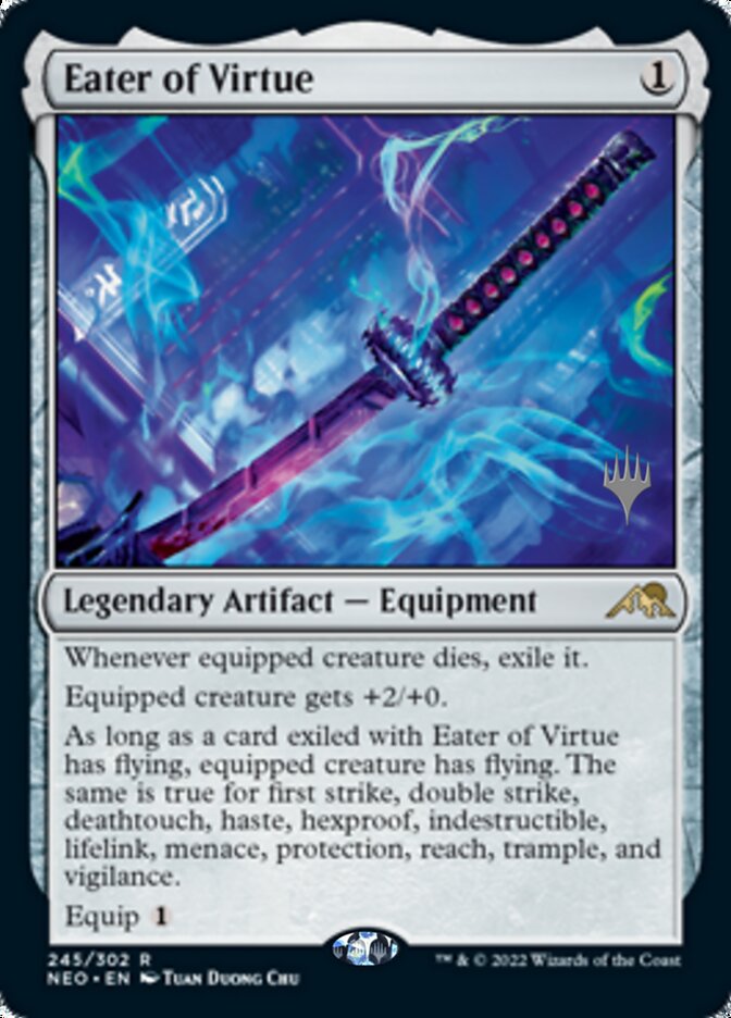 Eater of Virtue (Promo Pack) [Kamigawa: Neon Dynasty Promos] | Good Games North