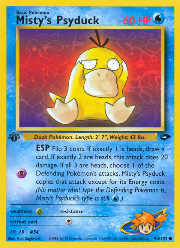 Misty's Psyduck (90/132) [Gym Challenge 1st Edition] | Good Games North