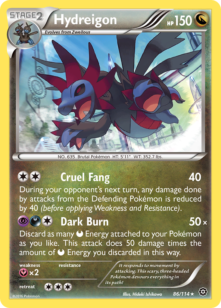 Hydreigon (86/114) [XY: Steam Siege] | Good Games North
