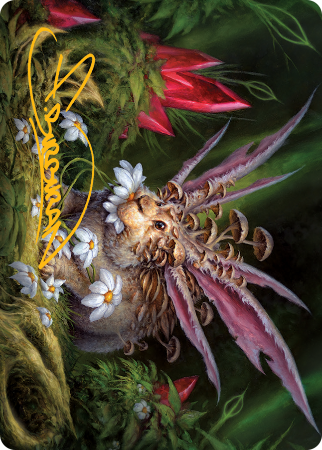 Placid Rottentail Art Card (Gold-Stamped Signature) [March of the Machine Art Series] | Good Games North