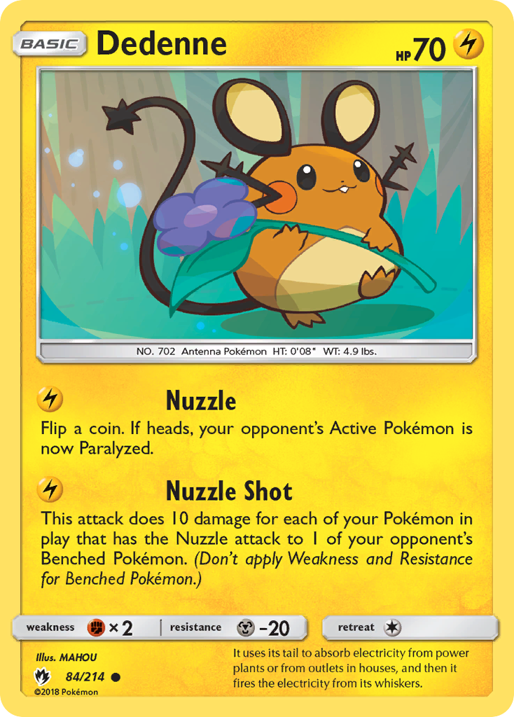 Dedenne (84/214) [Sun & Moon: Lost Thunder] | Good Games North