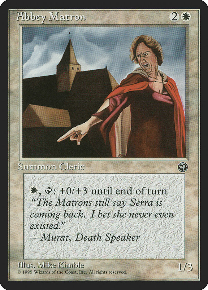Abbey Matron (Murat Flavor Text) [Homelands] | Good Games North