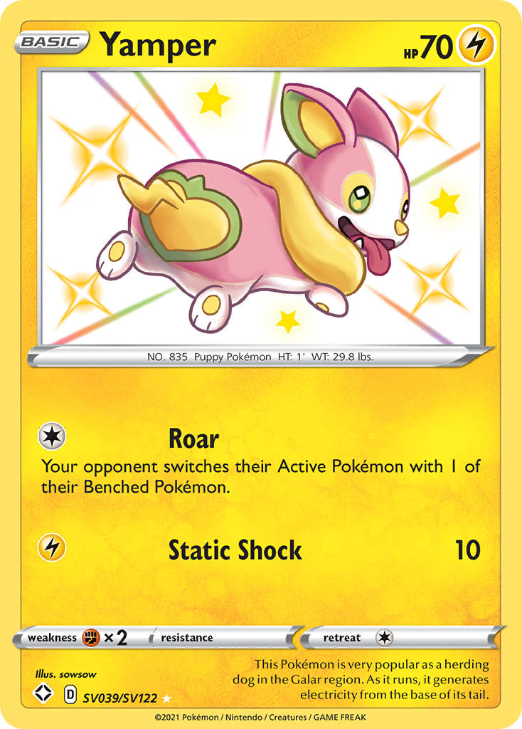 Yamper (SV039/SV122) [Sword & Shield: Shining Fates] | Good Games North