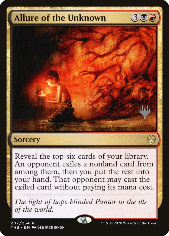 Allure of the Unknown (Promo Pack) [Theros Beyond Death Promos] | Good Games North