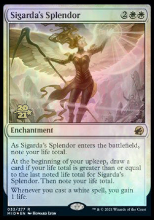 Sigarda's Splendor [Innistrad: Midnight Hunt Prerelease Promos] | Good Games North