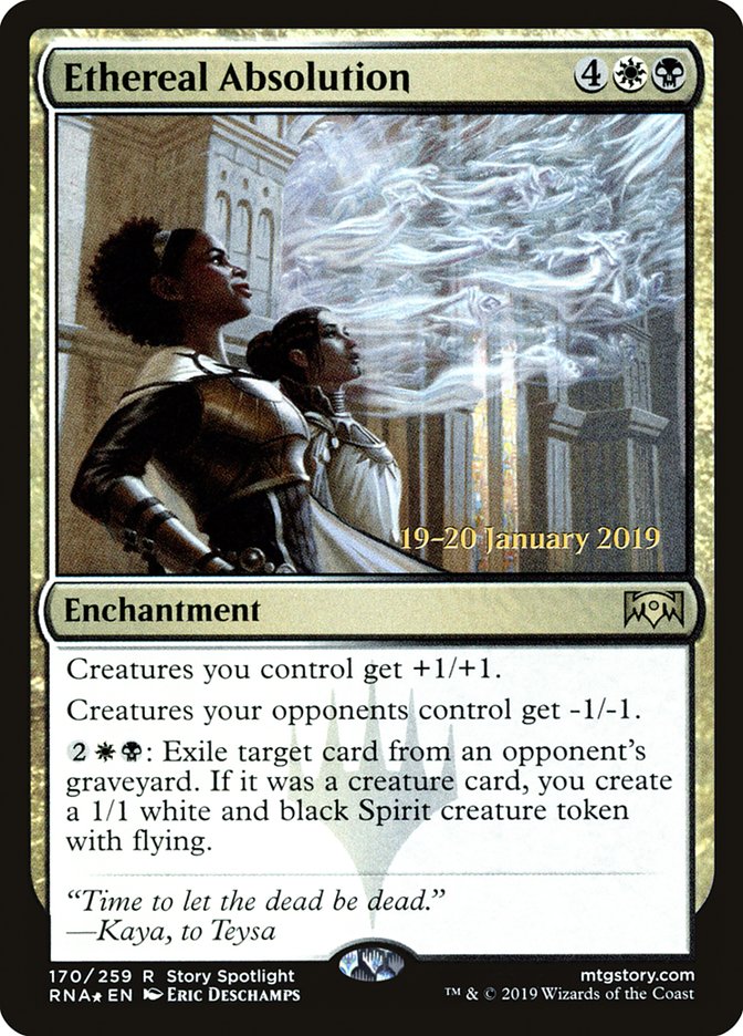 Ethereal Absolution [Ravnica Allegiance Prerelease Promos] | Good Games North