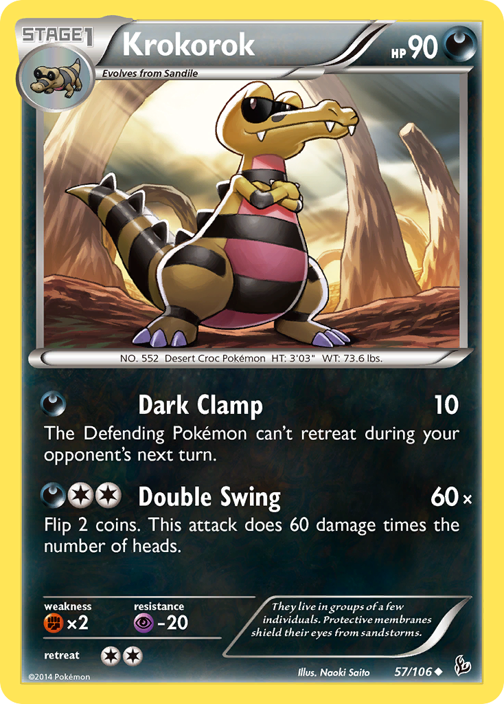 Krokorok (57/106) [XY: Flashfire] | Good Games North