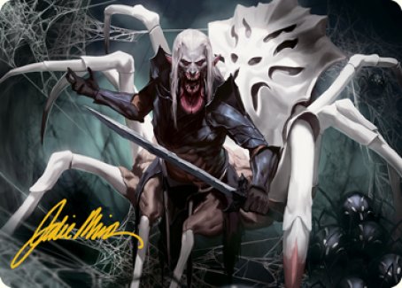 Drider Art Card (Gold-Stamped Signature) [Dungeons & Dragons: Adventures in the Forgotten Realms Art Series] | Good Games North