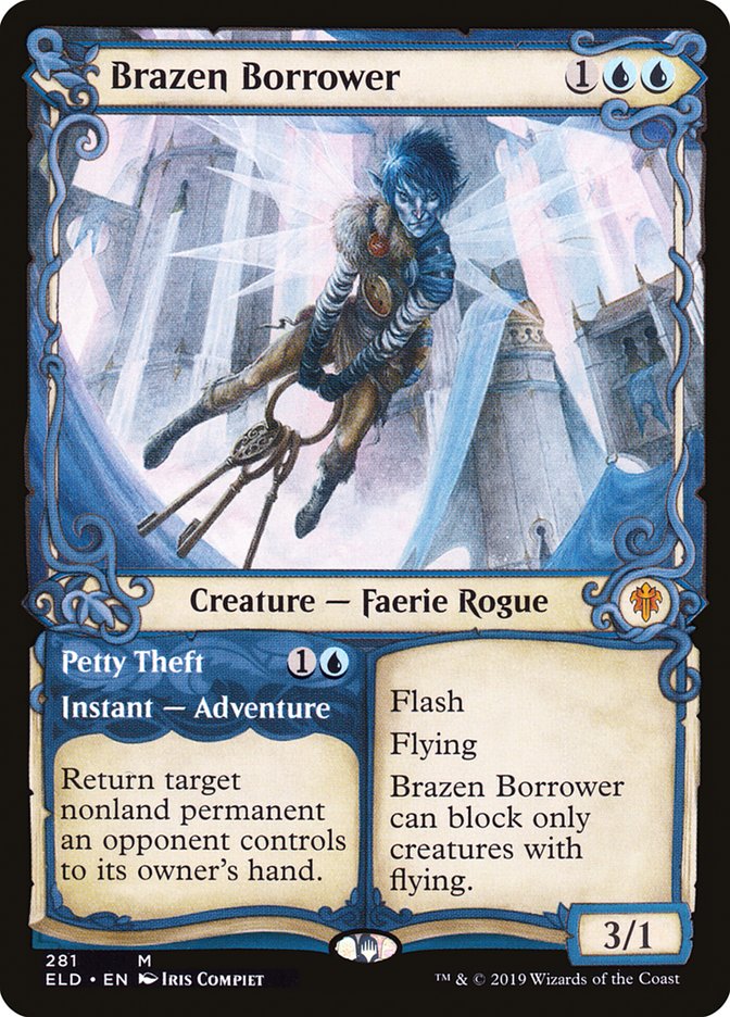 Brazen Borrower // Petty Theft (Showcase) [Throne of Eldraine] | Good Games North