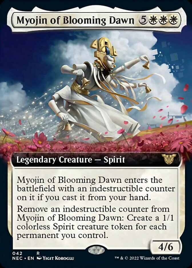 Myojin of Blooming Dawn (Extended) [Kamigawa: Neon Dynasty Commander] | Good Games North