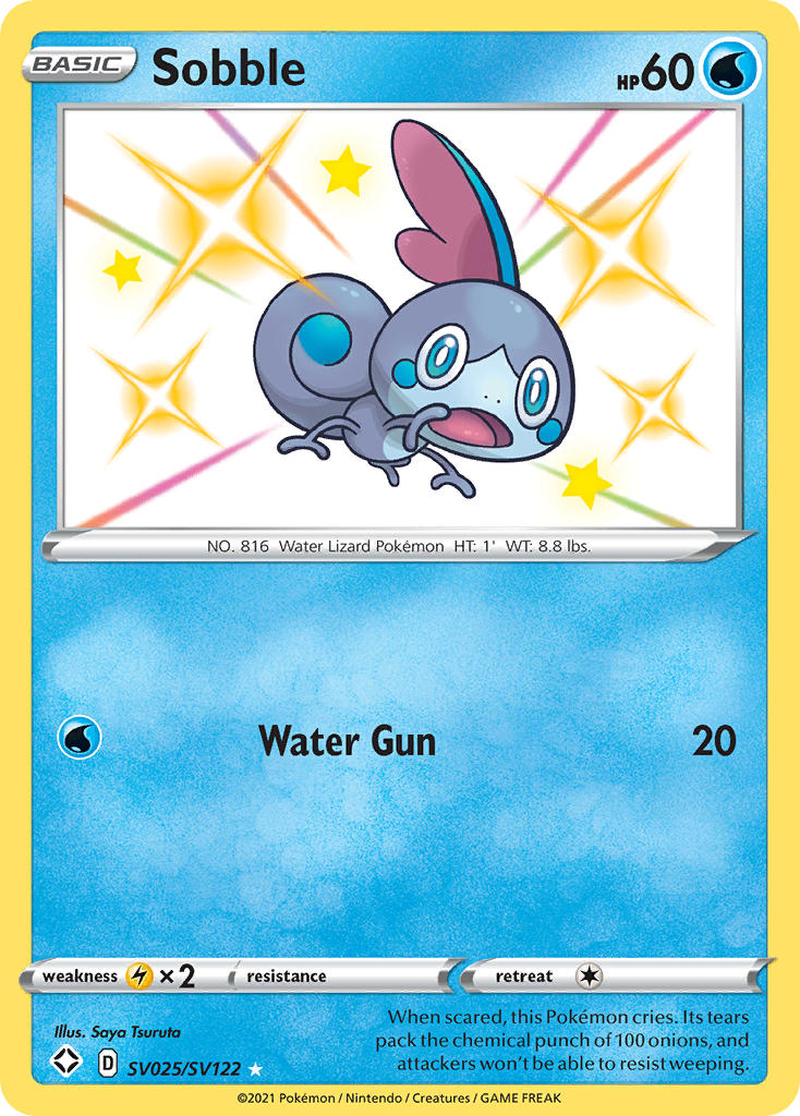 Sobble (SV025/SV122) [Sword & Shield: Shining Fates] | Good Games North
