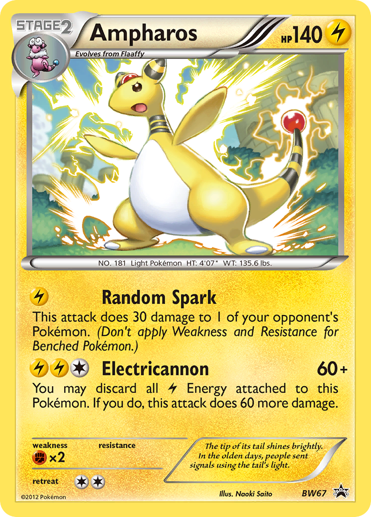 Ampharos (BW67) [Black & White: Black Star Promos] | Good Games North