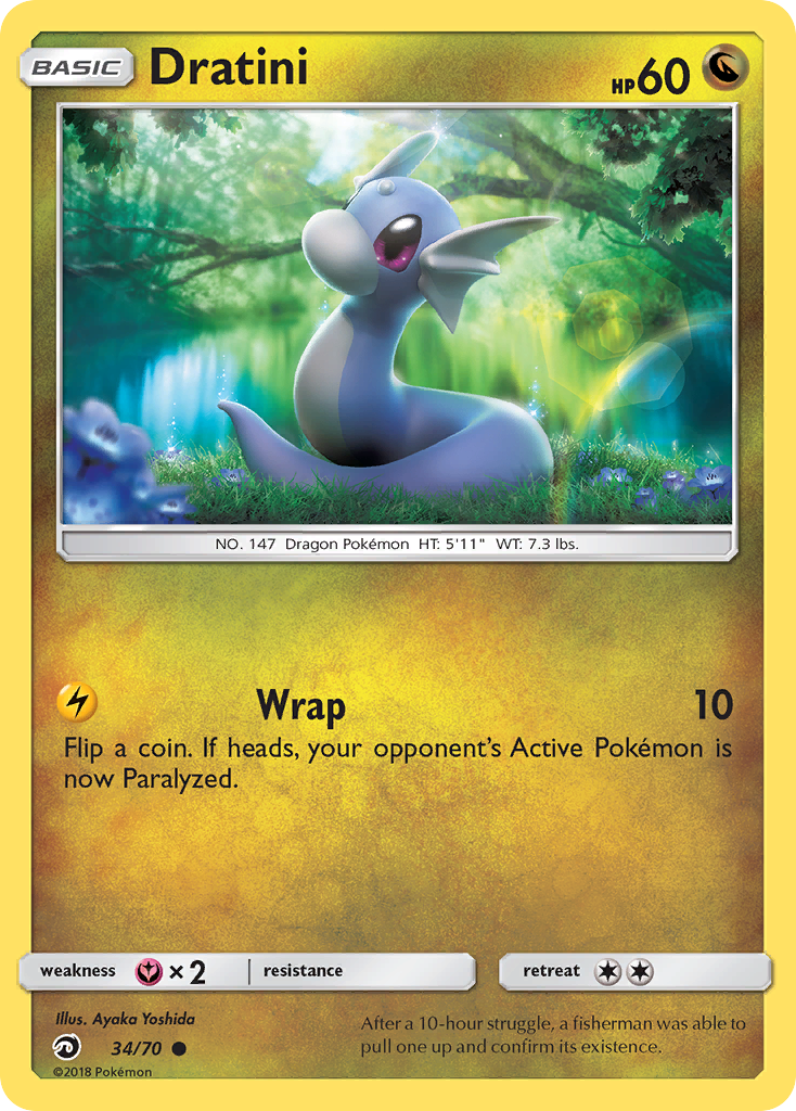 Dratini (34/70) [Sun & Moon: Dragon Majesty] | Good Games North