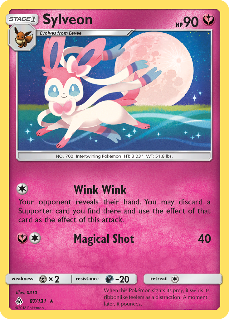 Sylveon (87/131) [Sun & Moon: Forbidden Light] | Good Games North