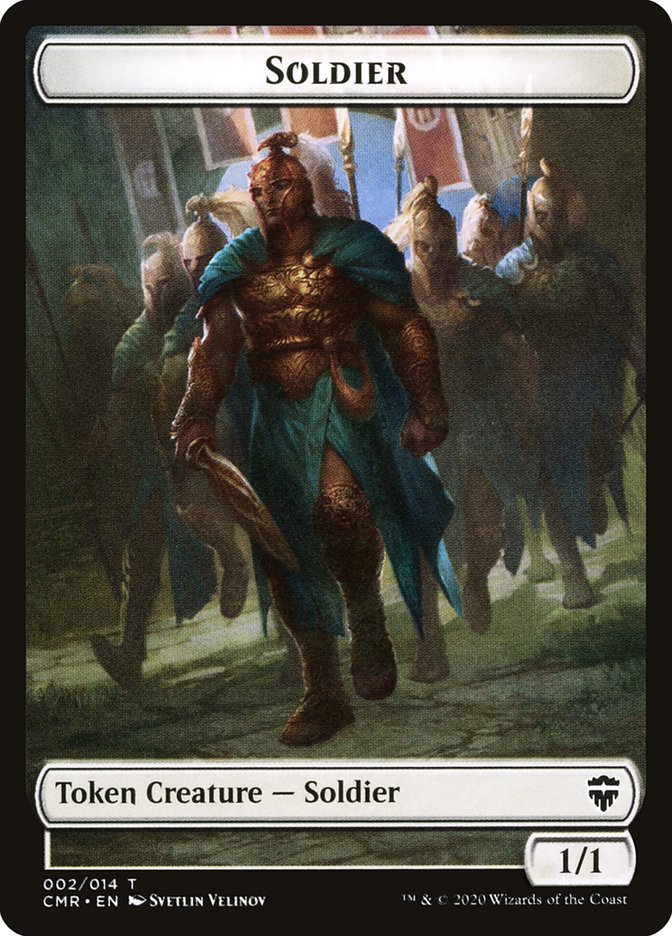 Angel // Soldier Token [Commander Legends Tokens] | Good Games North