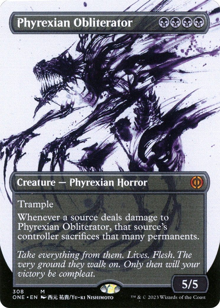 Phyrexian Obliterator (Borderless Ichor) [Phyrexia: All Will Be One] | Good Games North