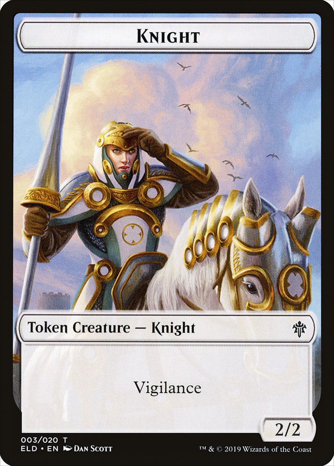 Knight [Throne of Eldraine Tokens] | Good Games North