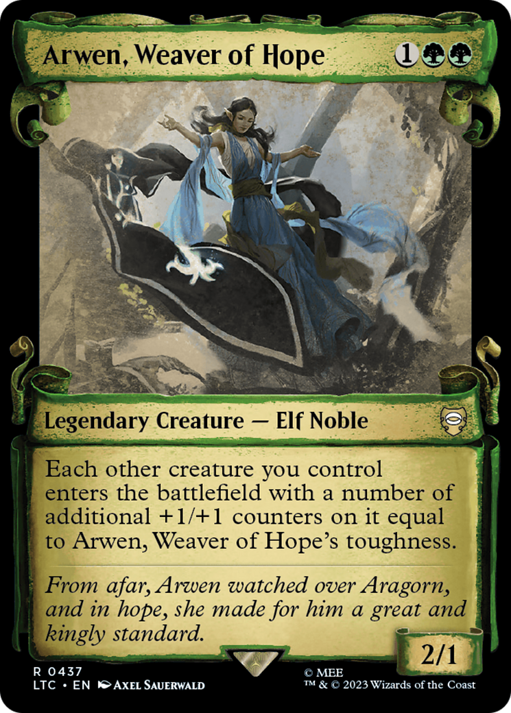 Arwen, Weaver of Hope [The Lord of the Rings: Tales of Middle-Earth Commander Showcase Scrolls] | Good Games North