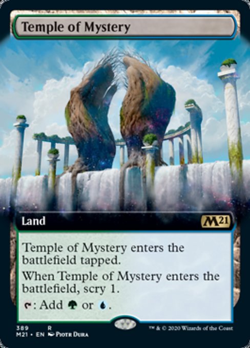 Temple of Mystery (Extended Art) [Core Set 2021] | Good Games North