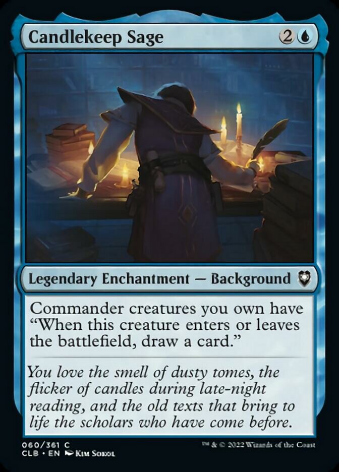 Candlekeep Sage [Commander Legends: Battle for Baldur's Gate] | Good Games North