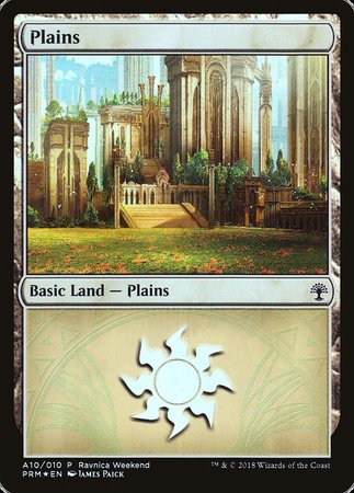Plains - Selesnya (A10) [GRN Ravnica Weekend] | Good Games North