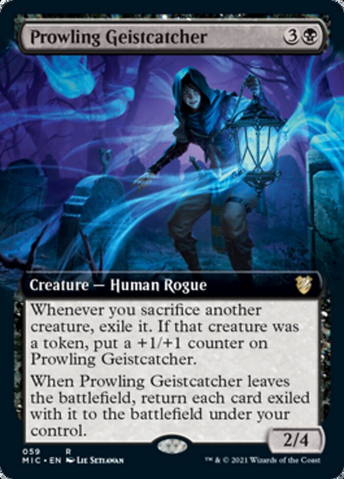 Prowling Geistcatcher (Extended) [Innistrad: Midnight Hunt Commander] | Good Games North