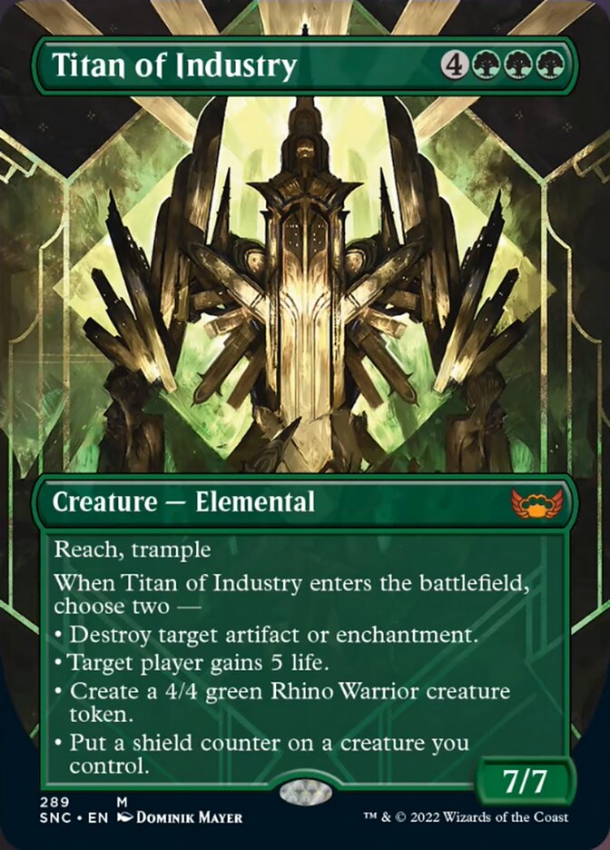 Titan of Industry (Borderless Alternate Art) [Streets of New Capenna] | Good Games North