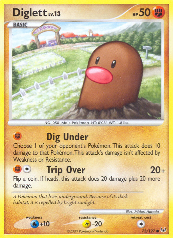 Diglett (72/127) [Platinum: Base Set] | Good Games North
