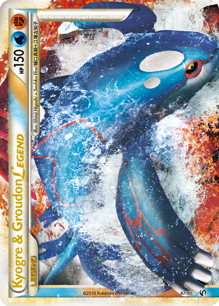 Kyogre & Groudon LEGEND (87/90) [HeartGold & SoulSilver: Undaunted] | Good Games North