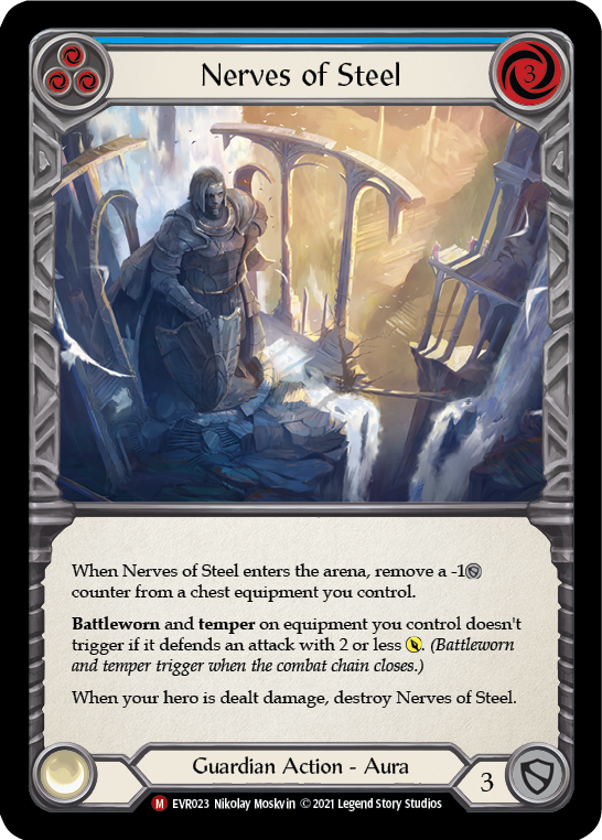 Nerves of Steel [EVR023] (Everfest)  1st Edition Rainbow Foil | Good Games North