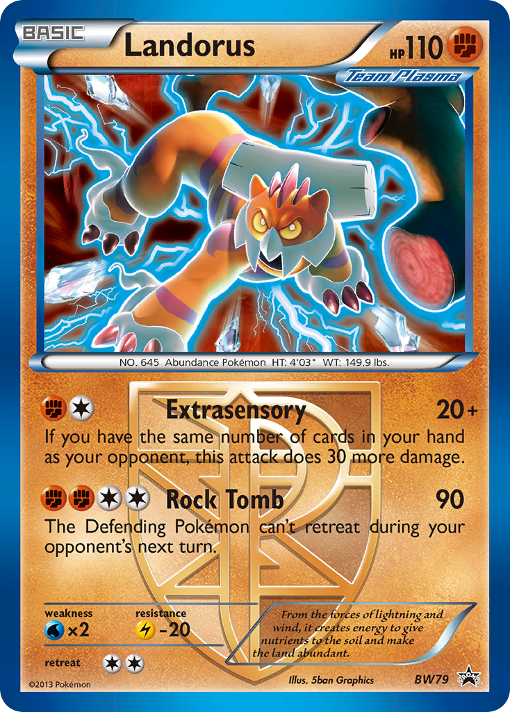 Landorus (BW79) (Team Plasma) [Black & White: Black Star Promos] | Good Games North