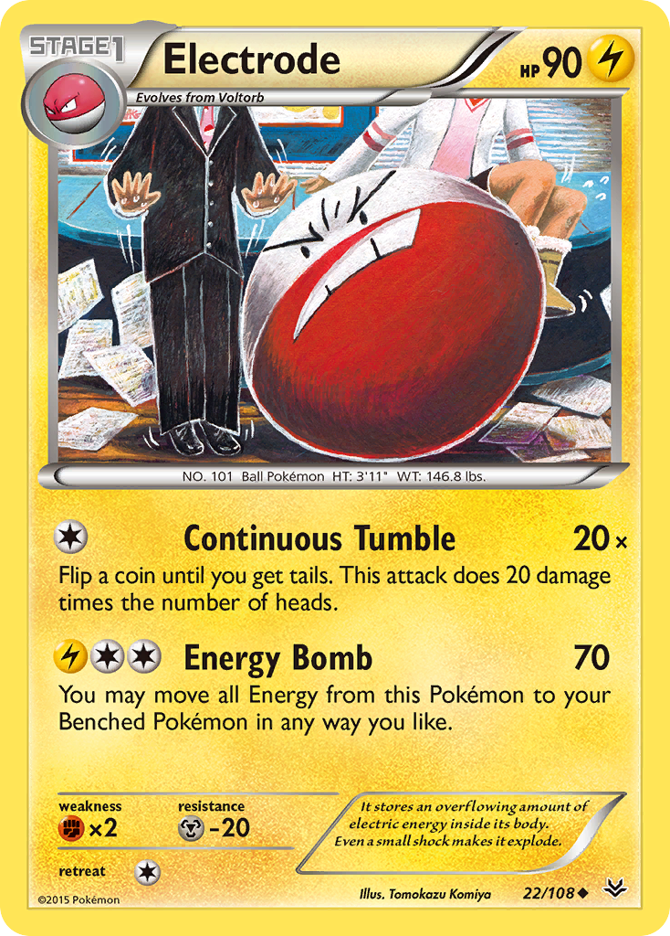 Electrode (22/108) [XY: Roaring Skies] | Good Games North