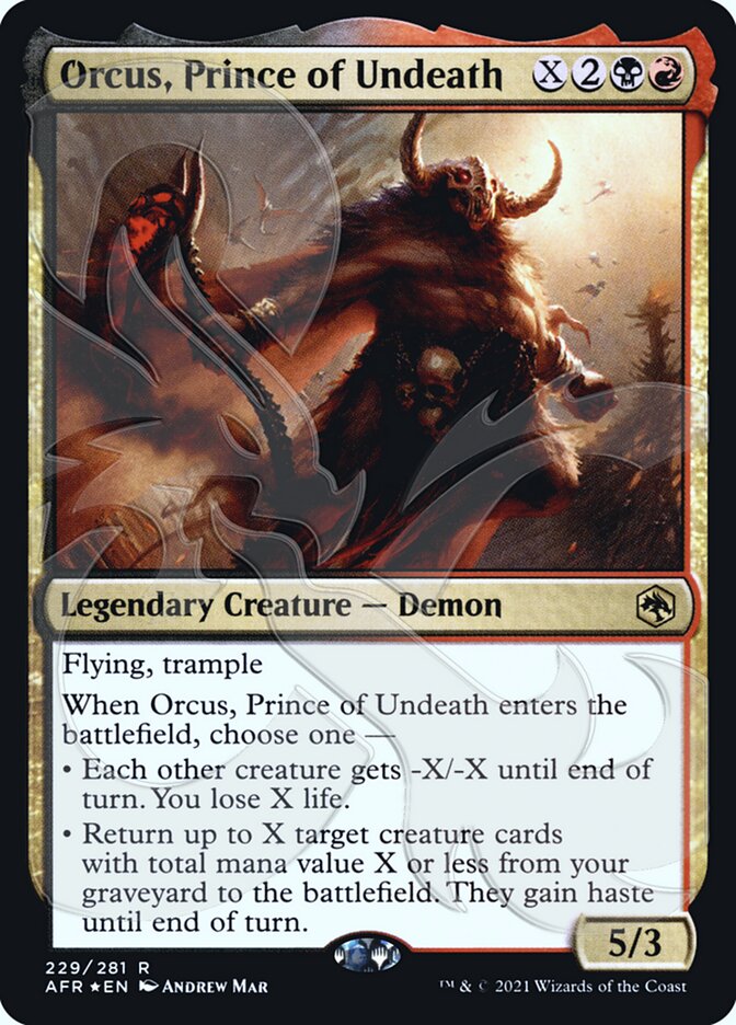 Orcus, Prince of Undeath (Ampersand Promo) [Dungeons & Dragons: Adventures in the Forgotten Realms Promos] | Good Games North