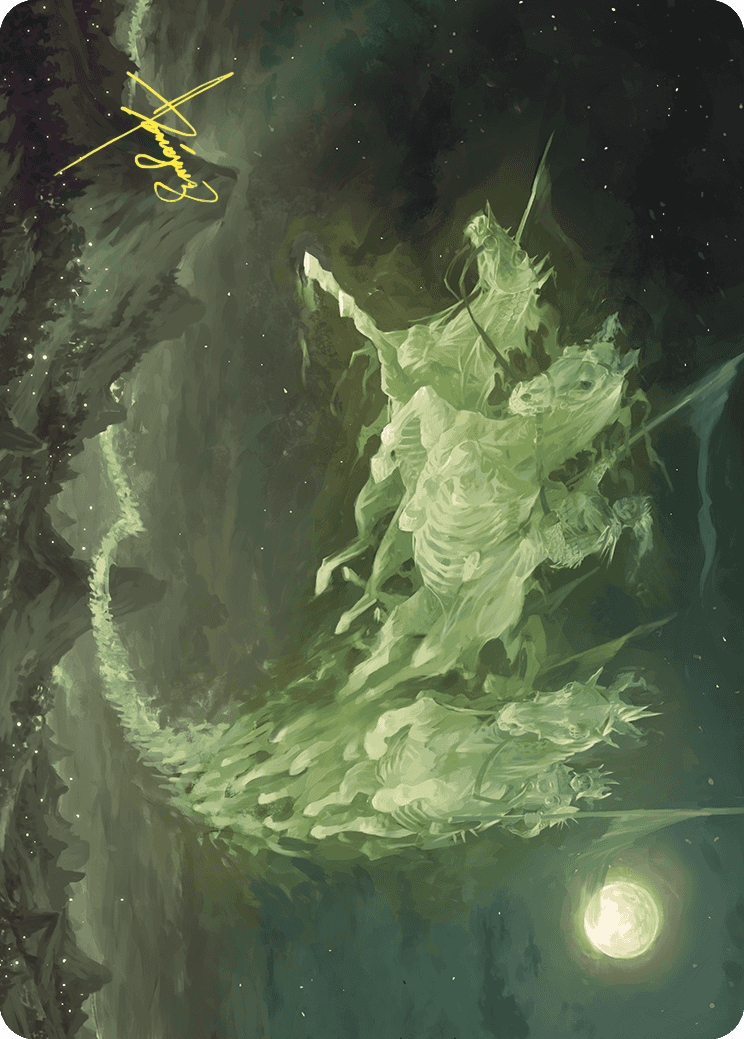 Moonshaker Cavalry Art Card (Gold-Stamped Signature) [Wilds of Eldraine Art Series] | Good Games North