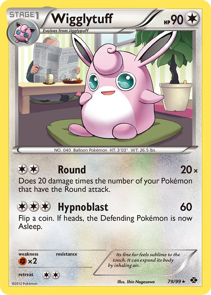 Wigglytuff (79/99) (Cosmos Holo) (Blister Exclusive) [Black & White: Next Destinies] | Good Games North